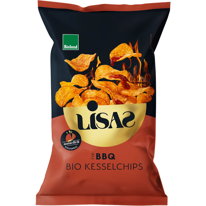 Lisas BIO Kesselchips BBQ