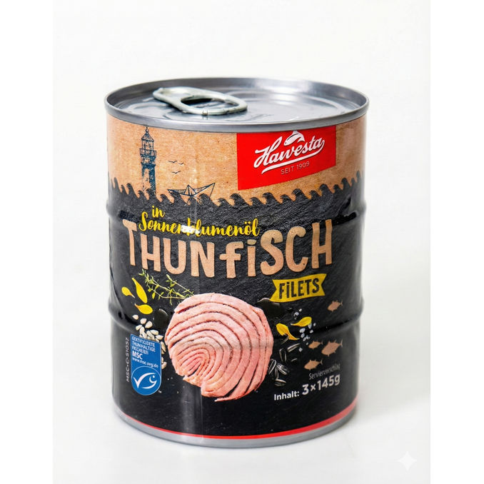Hawesta Thunfischfilet in Sonnenblumenöl