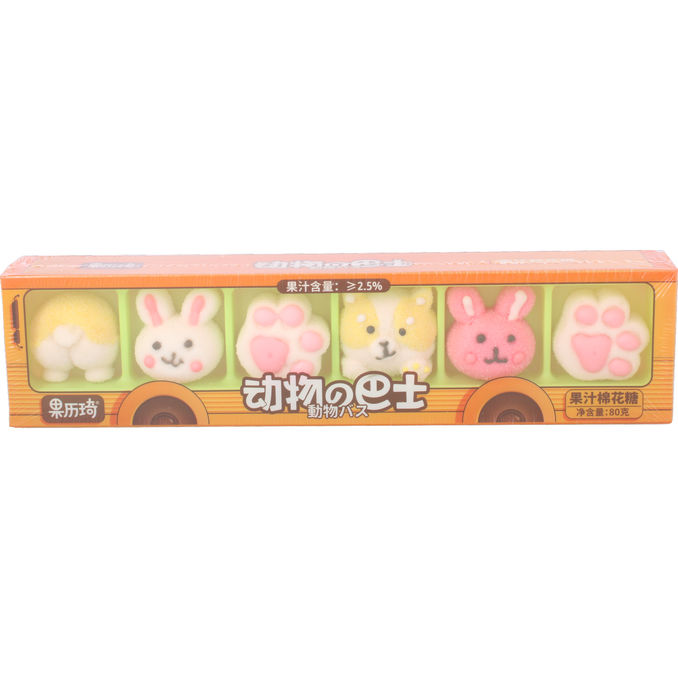 CN GLQ Vaahtokarkit Cute Animals Bus
