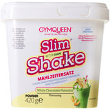 Mindestens haltbar bis: 13.04.2026 GYMQUEEN Slim Shake Mahlzeitersatz White Chocolate Pistachio