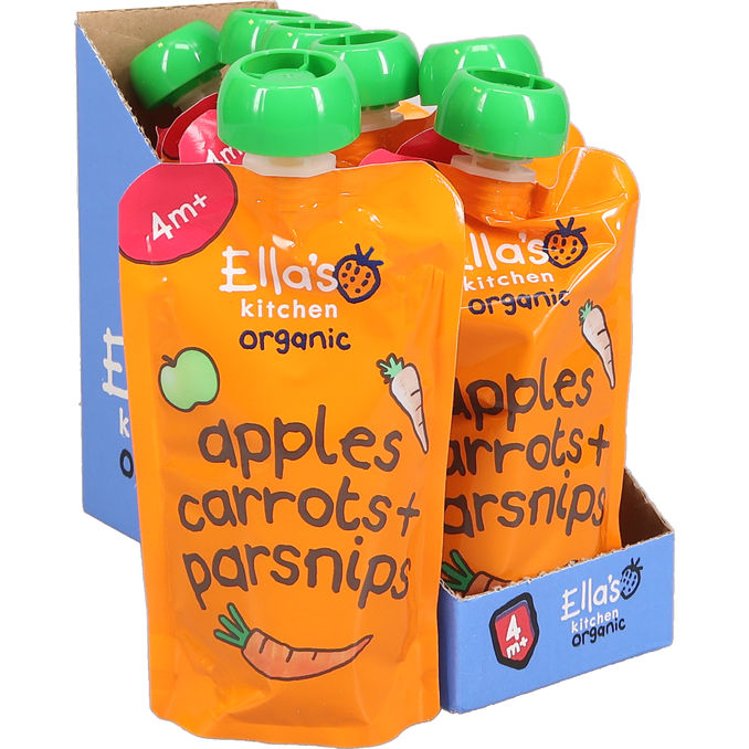 Ella's Kitchen Klämmis Äpple Morot Palsternacka 7-pack