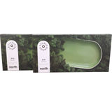 Studio Round North Serveringsfat Vit & Shiny Moss 2-pack