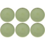 Studio Round North Tallrik Vit & Moss 6-pack 27cm