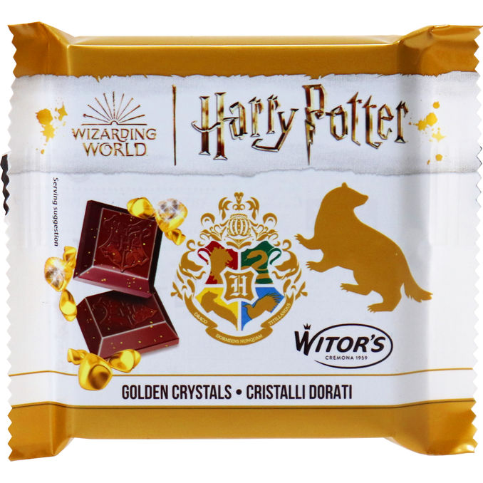 Harry Potter Schoko-Snack mit Gold Zuckerstreuseln