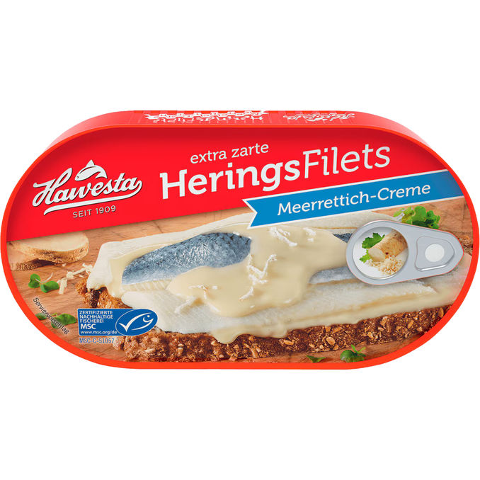Hawesta Heringsfilet in Meerrettich-Creme
