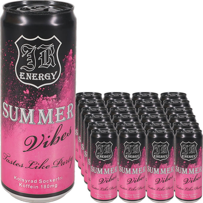 JR Energy Energidryck Summer Vibes 24-pack