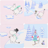 Moomin Glasunderlägg Mumin Vinter 4-pack