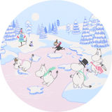 Moomin Pannunalunen Muumi Talvi 21cm