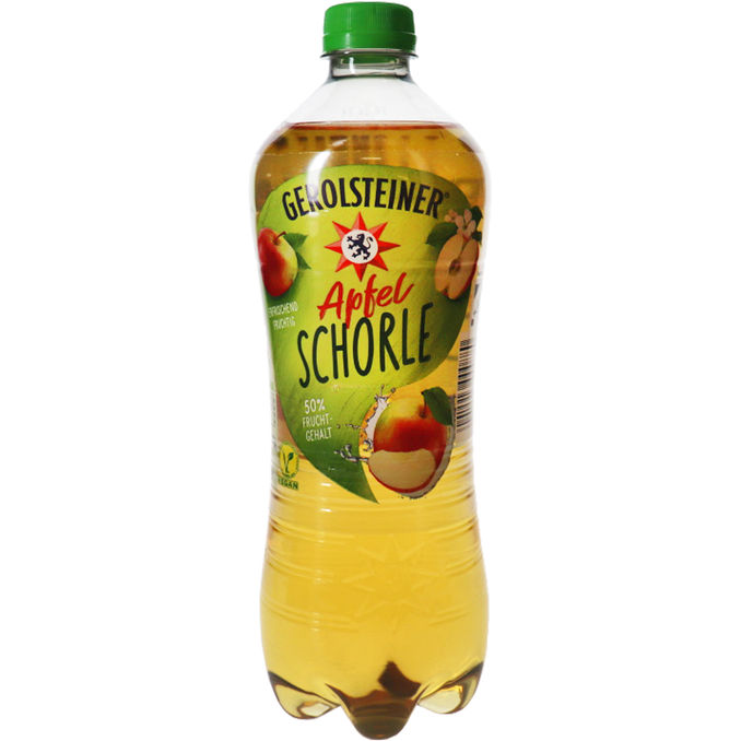 Gerolsteiner Apfelschorle (EINWEG) zzgl. Pfand