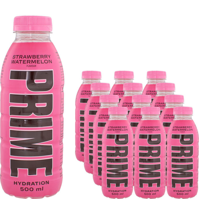 PRIME Energidryck Strawberry Watermelon 12-pack