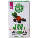 Mindestens haltbar bis: 27.01.2026 Pakka BIO Ananas-Schokosnack