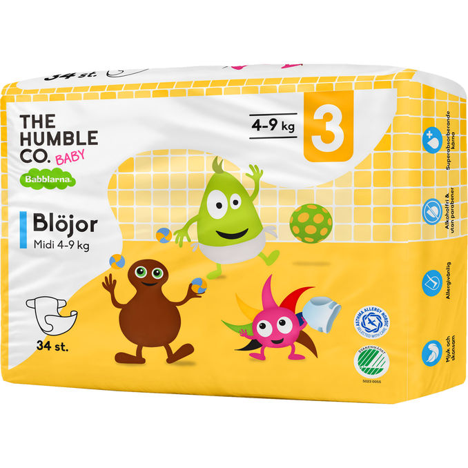 Øko Babblarna Bleer Junior 4-9 kg