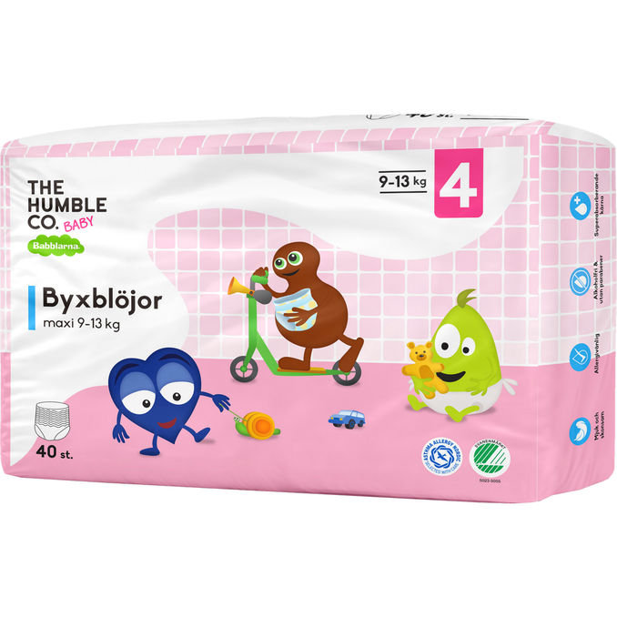 Babblarna Baby Byxblöjor Maxi Strl. 4