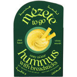 mezete Hummus To Go Kräuter mit Brotsticks