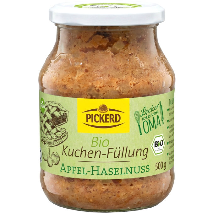 Pickerd BIO Kuchen-Füllung Apfel-Nuss