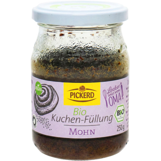 Pickerd BIO Kuchen-Füllung Mohn