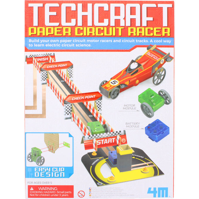 4M Byggset Paper Circuit Racer