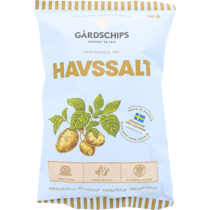 Gårdschips Havssalt 90g