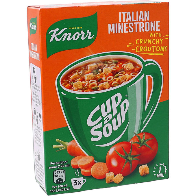 Knorr Cup-a-soup Italiensk Minestrone 3-pak