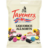 Parasta ennen: 30.11.2026 Taveners Lakritsisekoitus Liquorice Allsorts