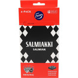 Fazer Salmiakki Pastiller 4-pack