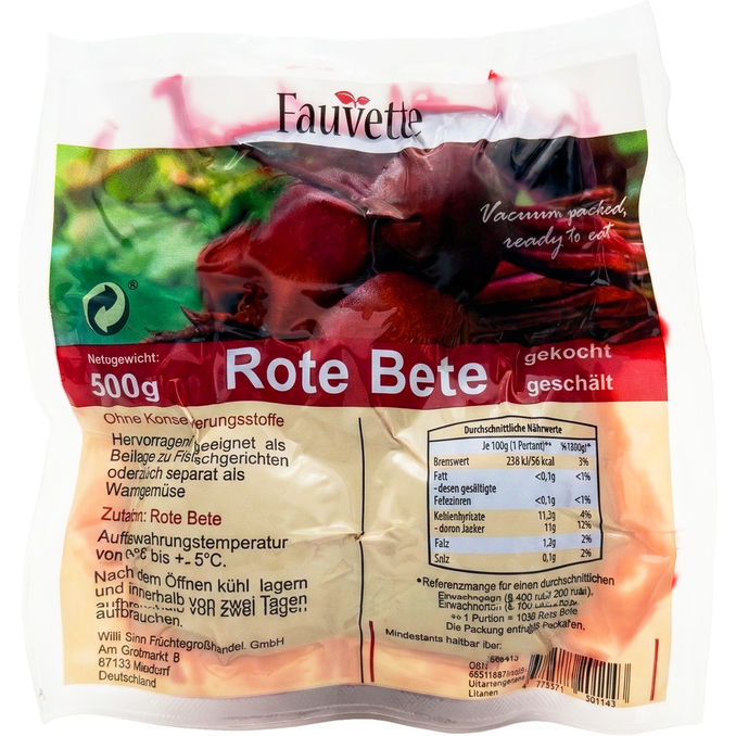 Fauvette Rote Beete