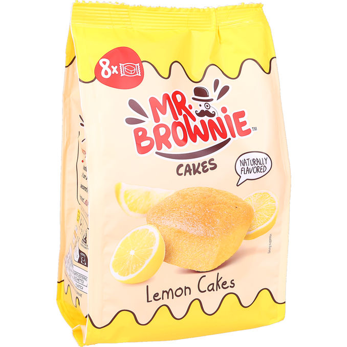 Mr. Brownie Lemon Cakes (8 stk)
