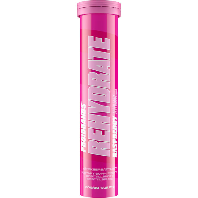 Pro!Brands Rehydrate Raspberry 20 Brusetablettter
