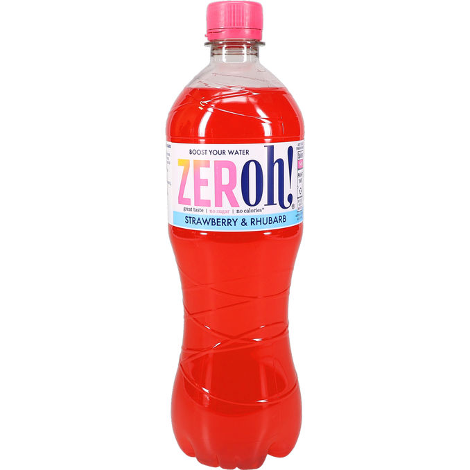 Zeroh! Saft Jordgubb & Rabarber