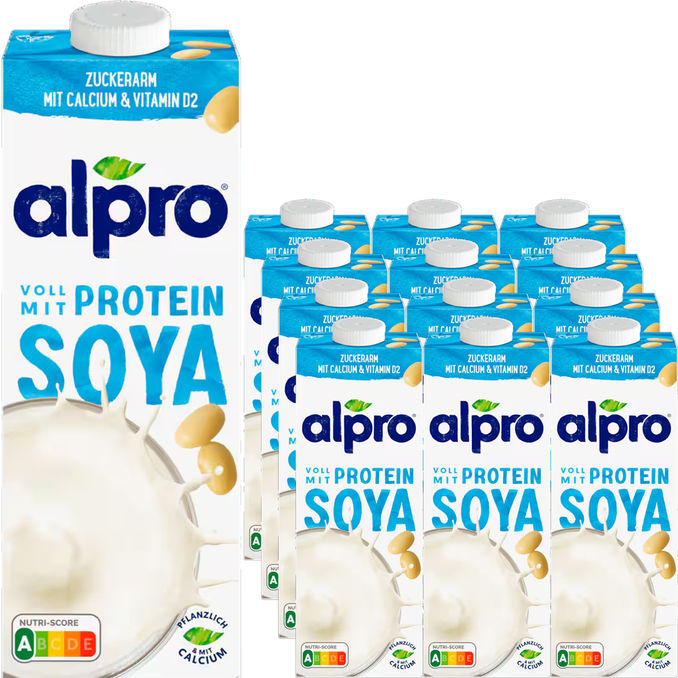 Alpro Soja Drink, 12er Pack