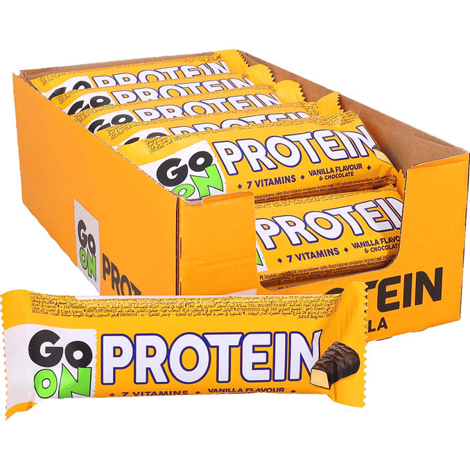 Go On Proteinbar Vanilj 24-pack