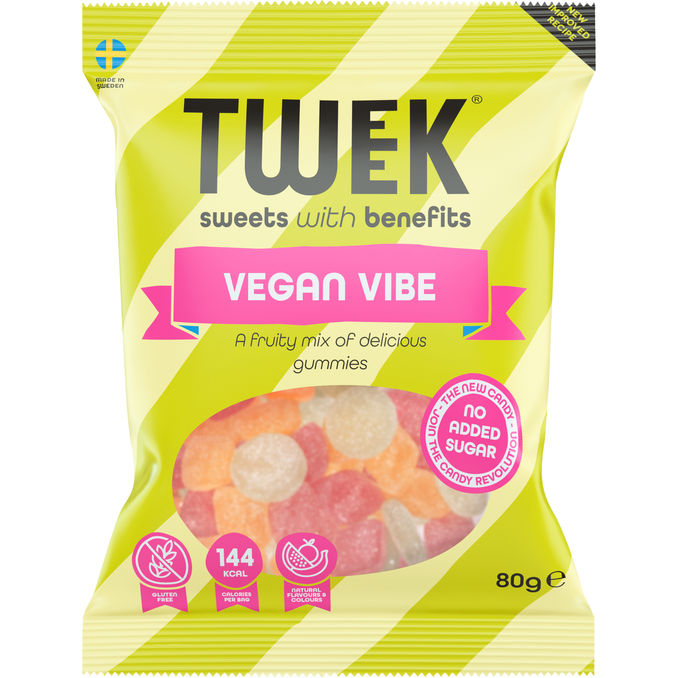 Tweek Veganske Vingummier u. Tilsat sukker
