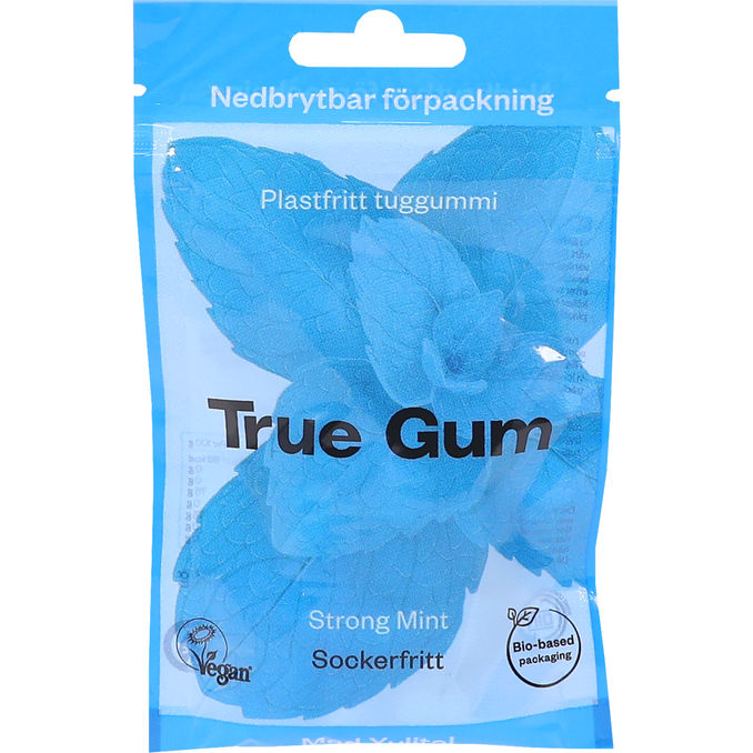 True Gum Tuggummi Strong Mint