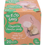 The Eco Gang Bambu Pads Återanvändsbara 20-pack