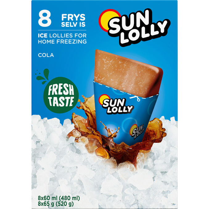 Sun Lolly Isglass Cola