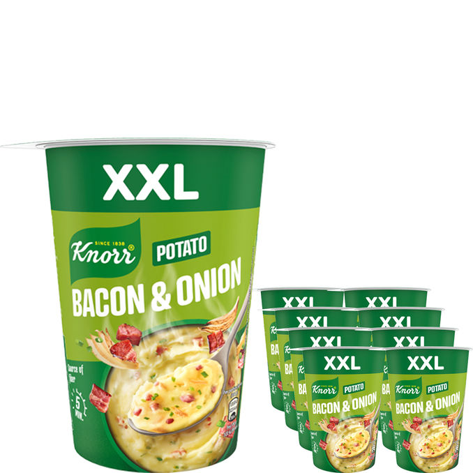 Knorr Snack Pot Bacon & Onion 8-pack