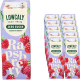 Parasta ennen: 25.01.2027 Lowcaly Sokeriton Mehujuoma Vadelma 10-pack