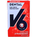 V6 Dental Jordbær Tyggegummi