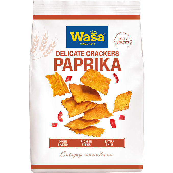 Wasa Delicate Crackers Paprika
