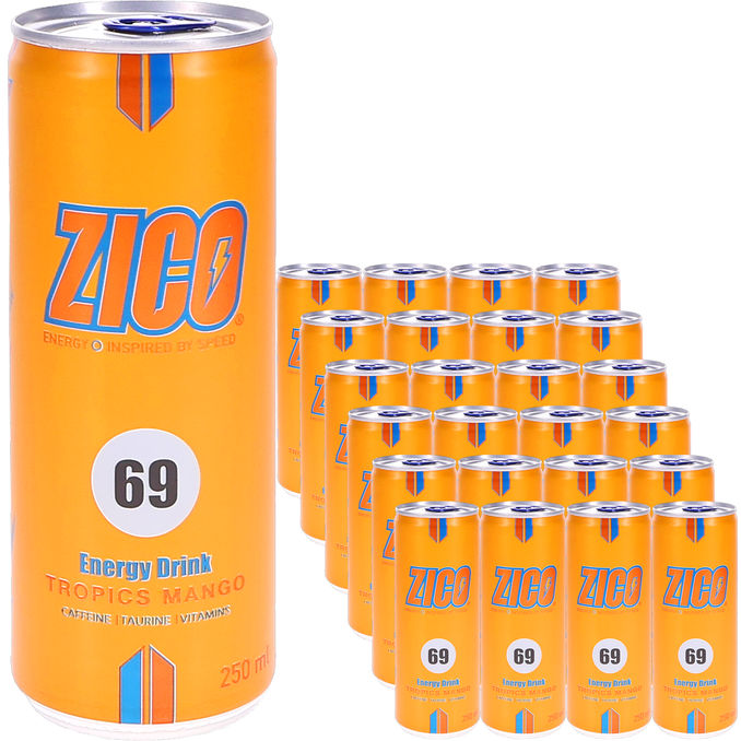 Zico Energy Energidryck Tropic Mango 24-pack