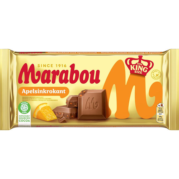 Marabou Schokolade Apelsinkrokant