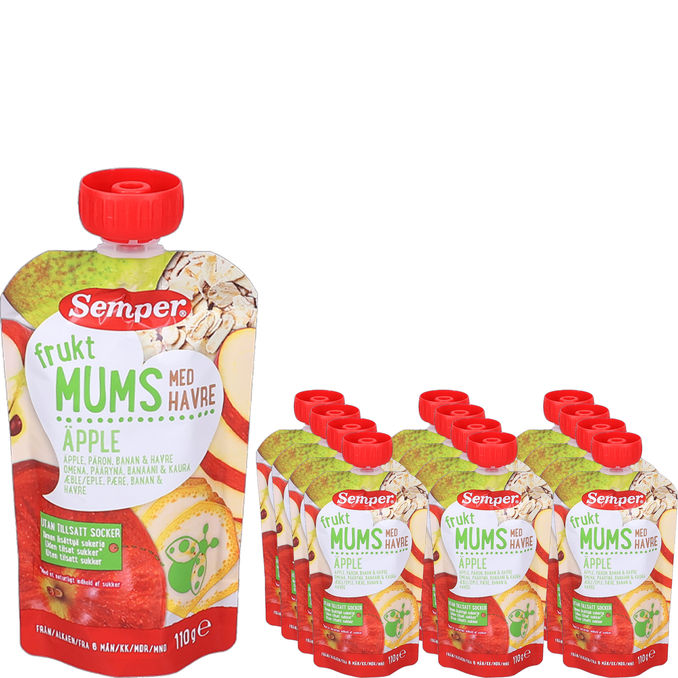 Semper Fruktmums Klämmis Äpple 12-pack