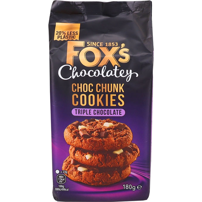 Fox's Triple Chocolate Chunk Cookies