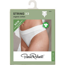 String-trusser Bomuld Hvid XXL 3-pak