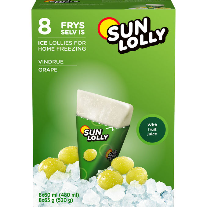 Sun Lolly Mehujää Viinirypäle 8-pack