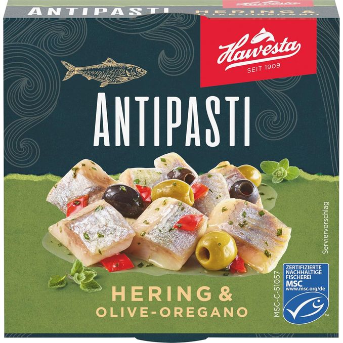 Hawesta Antipasti Hering & Oliven-Oregano