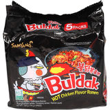 Bäst före: 2026-03-31 Samyang Buldak Nudlar Hot Chicken 5-Pack