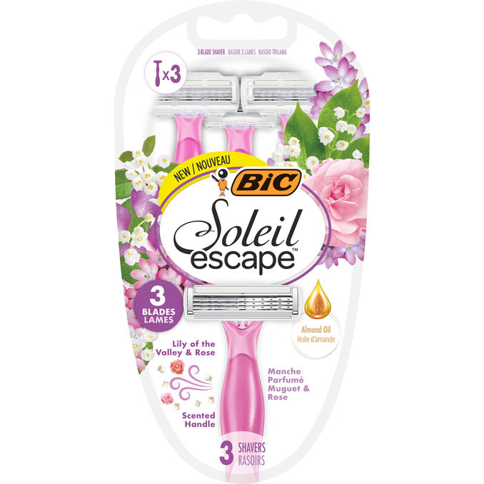 Bic Rakhyvel Soleil Escape 3-pack