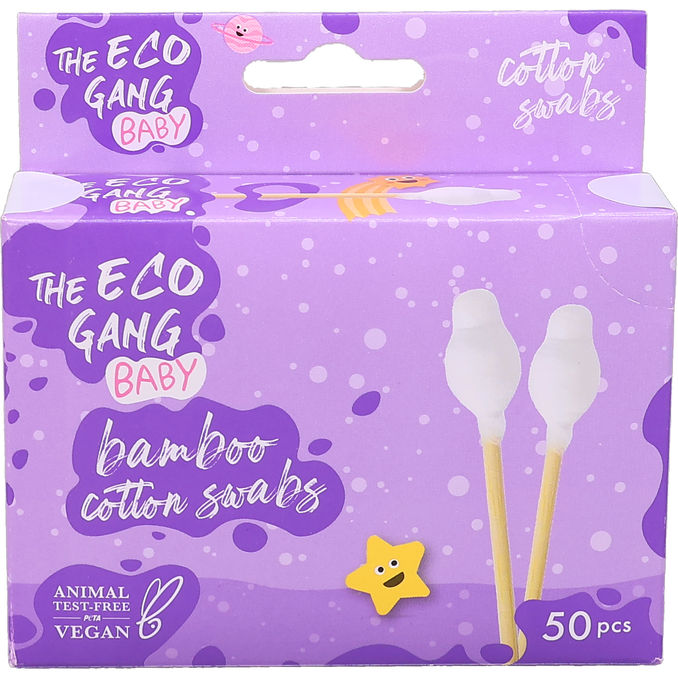 The Eco Gang Ekologiset vanupuikot lapsille 50-pack