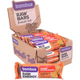 Bombus Raw Energy Raw Bars Orange & Coca Beans 20-pak